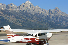 Jackson Hole Scenic Flights Airplane